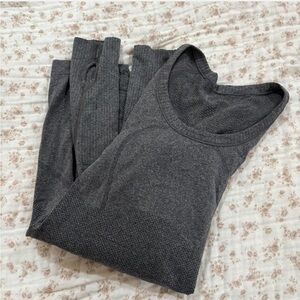 Dark Gray longsleeve Top